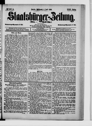 Staatsbürger-Zeitung vom 04.07.1888
