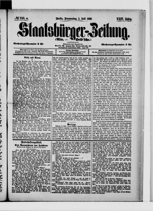 Staatsbürger-Zeitung vom 05.07.1888