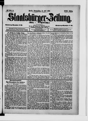 Staatsbürger-Zeitung vom 12.07.1888