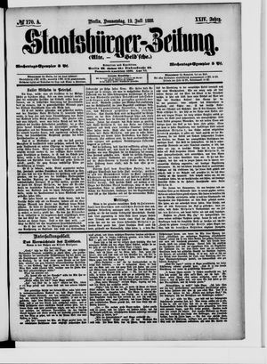 Staatsbürger-Zeitung vom 19.07.1888