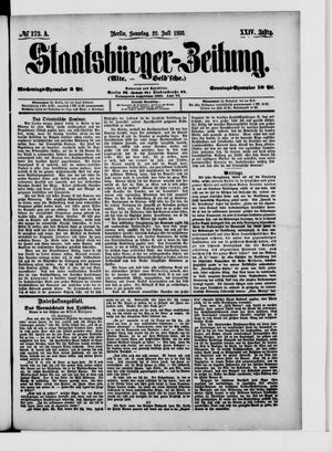 Staatsbürger-Zeitung vom 22.07.1888