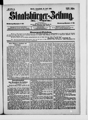 Staatsbürger-Zeitung vom 28.07.1888