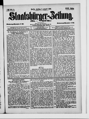 Staatsbürger-Zeitung vom 03.08.1888
