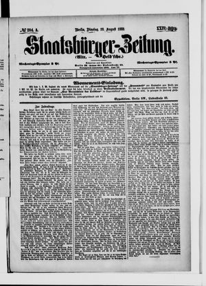 Staatsbürger-Zeitung vom 28.08.1888
