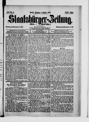 Staatsbürger-Zeitung vom 02.10.1888