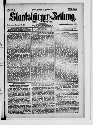 Staatsbürger-Zeitung vom 09.10.1888