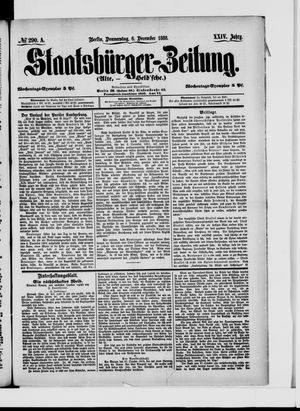Staatsbürger-Zeitung vom 06.12.1888