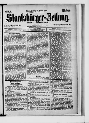 Staatsbürger-Zeitung on Jan 25, 1889