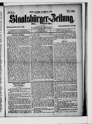Staatsbürger-Zeitung vom 10.02.1889