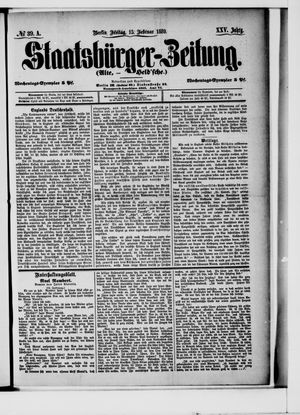 Staatsbürger-Zeitung on Feb 15, 1889