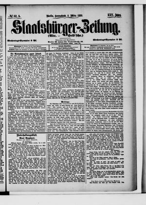 Staatsbürger-Zeitung on Mar 2, 1889