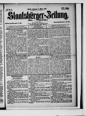 Staatsbürger-Zeitung on Mar 3, 1889