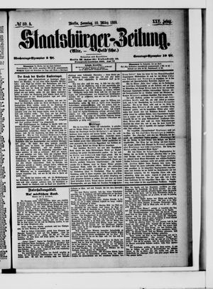 Staatsbürger-Zeitung vom 10.03.1889