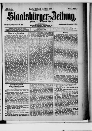 Staatsbürger-Zeitung on Mar 13, 1889