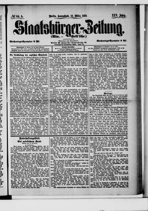 Staatsbürger-Zeitung vom 16.03.1889
