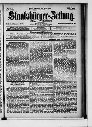 Staatsbürger-Zeitung vom 27.03.1889