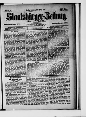 Staatsbürger-Zeitung vom 31.03.1889