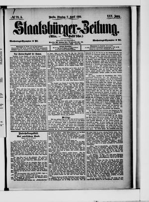 Staatsbürger-Zeitung on Apr 2, 1889