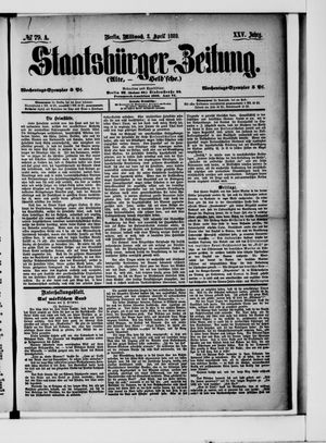 Staatsbürger-Zeitung on Apr 3, 1889