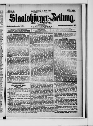 Staatsbürger-Zeitung vom 05.04.1889