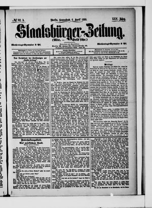 Staatsbürger-Zeitung vom 06.04.1889