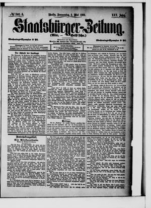 Staatsbürger-Zeitung vom 02.05.1889