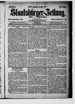 Staatsbürger-Zeitung vom 04.05.1889