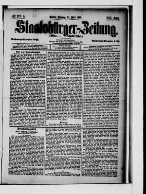 Staatsbürger-Zeitung vom 21.05.1889