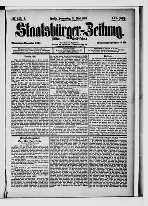 Staatsbürger-Zeitung vom 30.05.1889