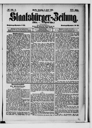 Staatsbürger-Zeitung on Jun 9, 1889