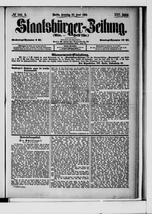 Staatsbürger-Zeitung on Jun 23, 1889