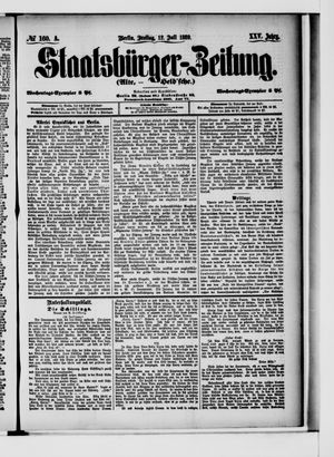 Staatsbürger-Zeitung vom 12.07.1889