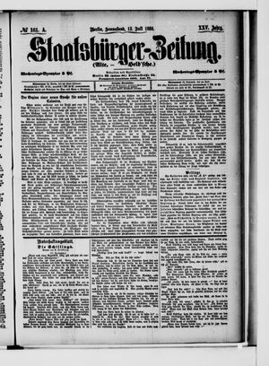 Staatsbürger-Zeitung vom 13.07.1889