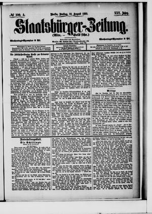 Staatsbürger-Zeitung vom 16.08.1889
