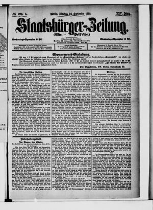 Staatsbürger-Zeitung vom 24.09.1889