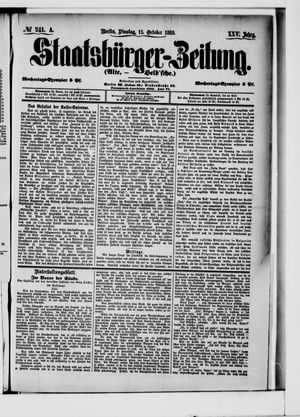 Staatsbürger-Zeitung vom 15.10.1889