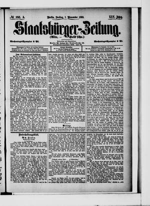 Staatsbürger-Zeitung vom 01.11.1889