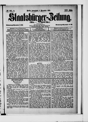Staatsbürger-Zeitung vom 02.11.1889