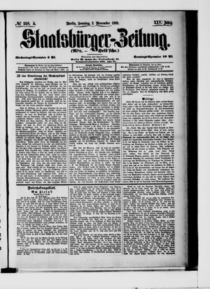 Staatsbürger-Zeitung vom 03.11.1889