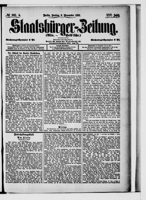 Staatsbürger-Zeitung vom 08.11.1889