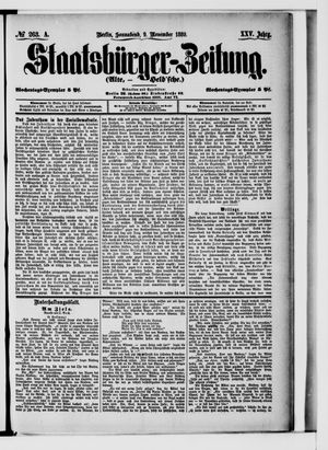 Staatsbürger-Zeitung vom 09.11.1889