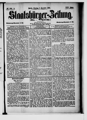 Staatsbürger-Zeitung vom 03.12.1889