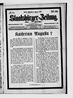 Staatsbürger-Zeitung on Jan 8, 1890