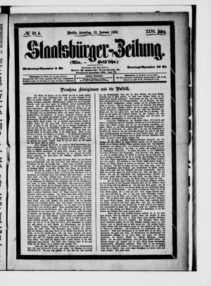 Staatsbürger-Zeitung on Jan 12, 1890