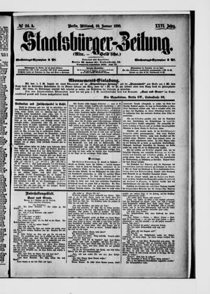 Staatsbürger-Zeitung vom 29.01.1890