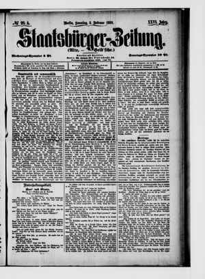 Staatsbürger-Zeitung on Feb 2, 1890