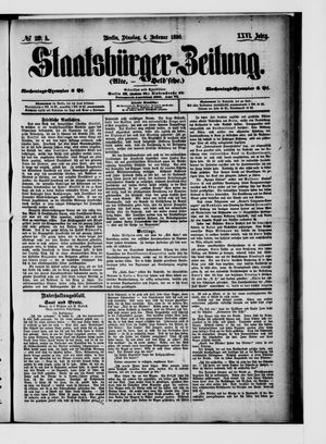 Staatsbürger-Zeitung vom 04.02.1890