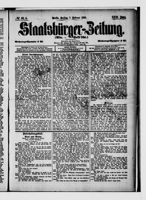 Staatsbürger-Zeitung vom 07.02.1890