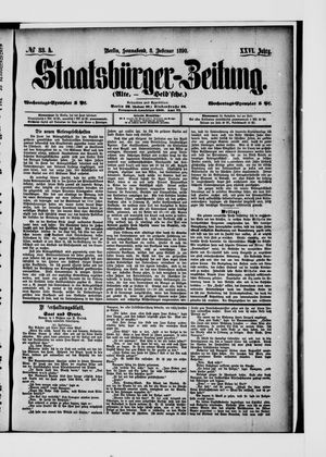 Staatsbürger-Zeitung on Feb 8, 1890