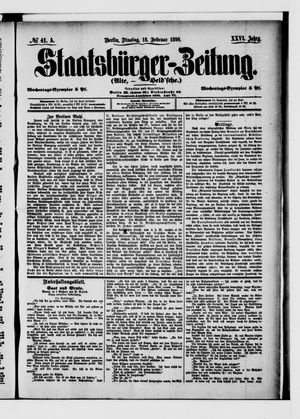 Staatsbürger-Zeitung on Feb 18, 1890